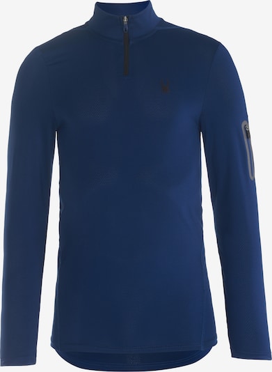 Spyder T-Shirt fonctionnel en bleu foncé, Vue avec produit