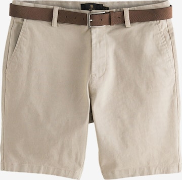 Pantalon chino Next en beige : devant