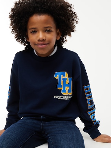 TOMMY HILFIGER Sweatshirt 'VARSITY' in Blau