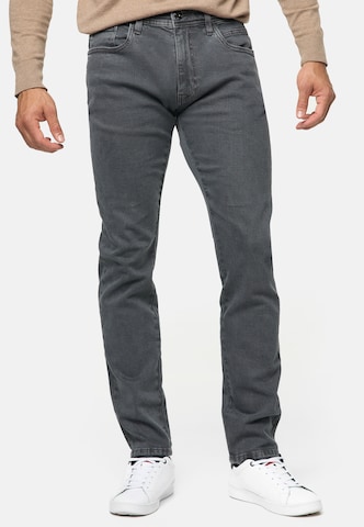 Regular Jean INDICODE JEANS en gris : devant