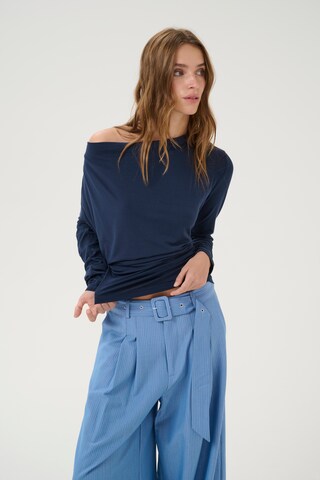 T-shirt 'VistaMW' My Essential Wardrobe en bleu : devant