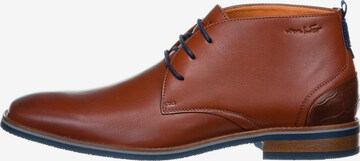 VANLIER Lace-Up Boots in Brown: front