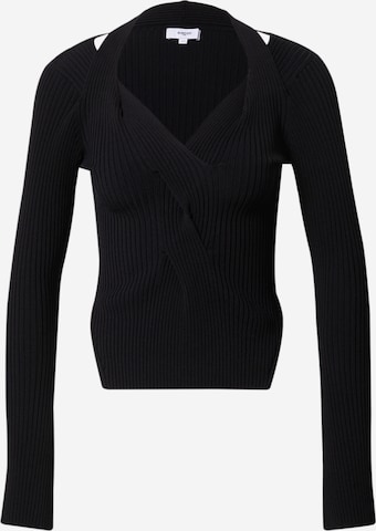Suncoo Sweter 'PAILAG' w kolorze czarny: przód