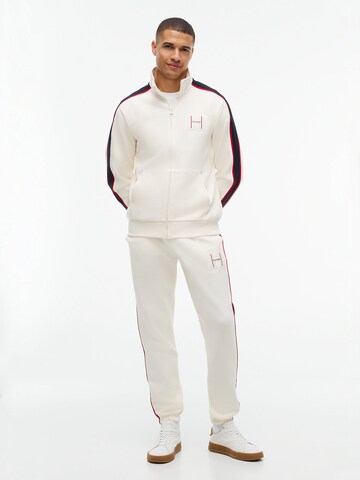 TOMMY HILFIGER Sweatjacke in Beige