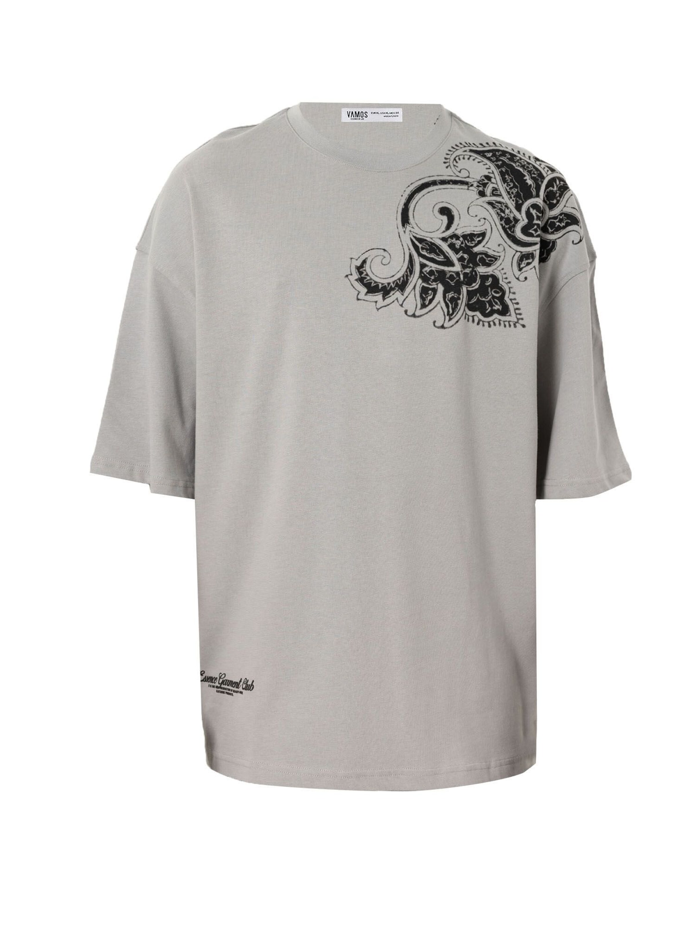 pelēks VAMOS CLO T-Krekls: no priekšpuses