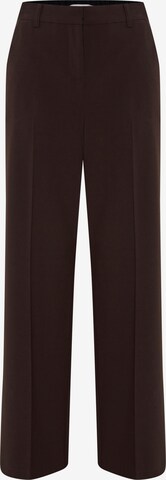 b.young Pleated Pants 'DANTA' in Brown: front