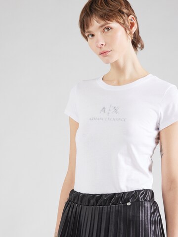 ARMANI EXCHANGE Tričko – bílá: přední strana