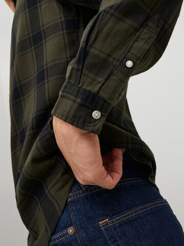 JACK & JONES Klasický střih Košile 'JJEGingham' – zelená