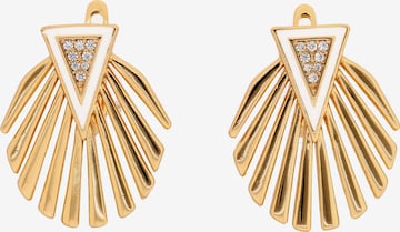 IZIA - Pendientes en oro: frente