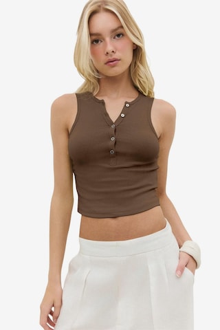 Haut No Matter What en marron : devant