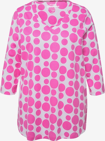 Ulla Popken Shirt in Roze: voorkant