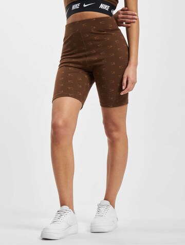 Nike Sportswear Skinny Leggings 'Air HR' in Brown: front