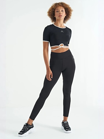 Skinny Leggings 'Gamaschen' di Tommy Life in nero