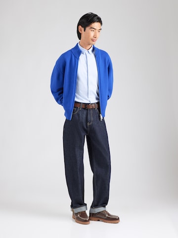 Coupe slim Chemise 'Marco' MOS MOSH en bleu