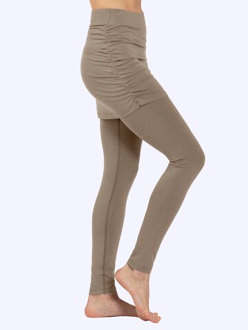 Magadi Skinny Workout Pants 'Lara' in Beige