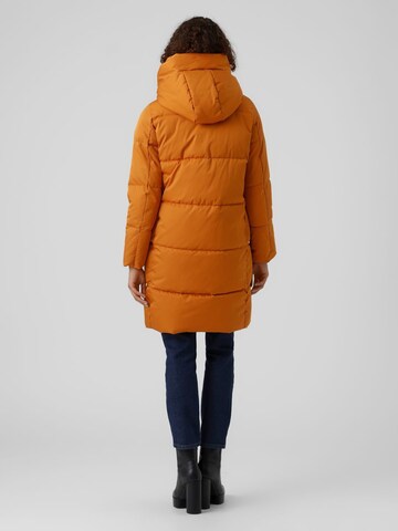 VERO MODA Winter Coat in Orange