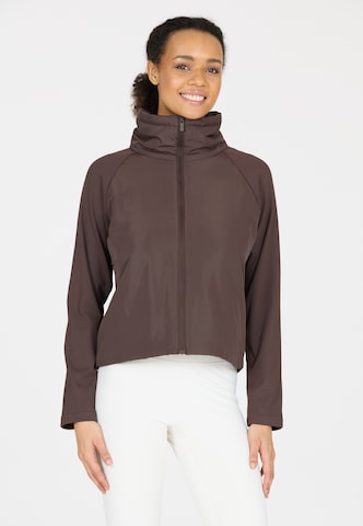 Athlecia Outdoorjacke 'Ayanda' in Braun: Vorderseite