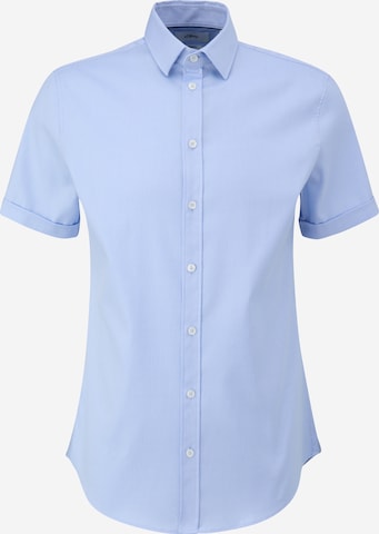 s.Oliver BLACK LABEL Regular Fit Hemd in Blau: predná strana