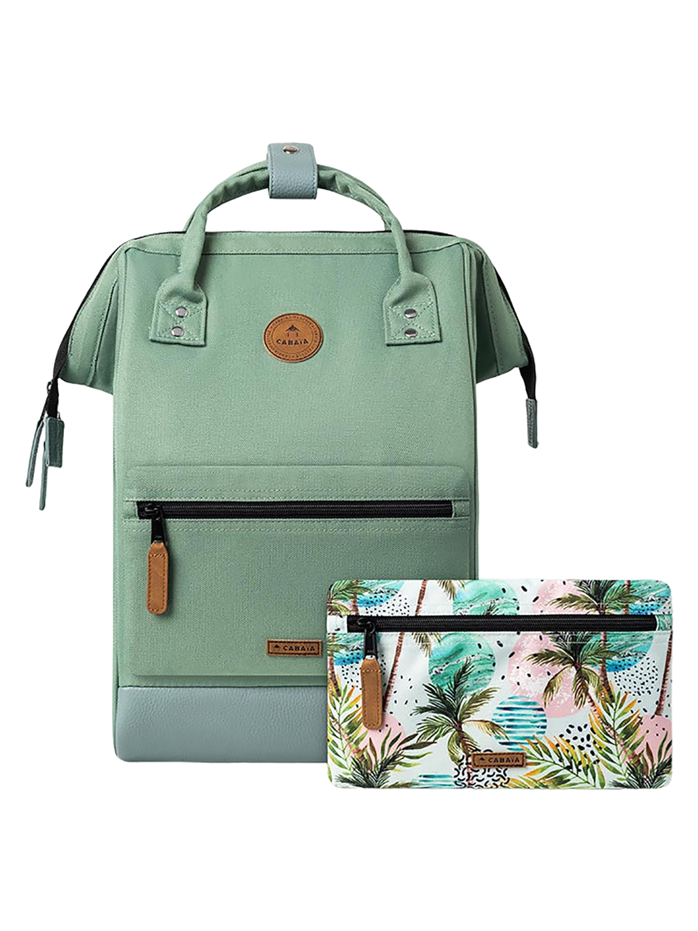 Cabaia Rucksack 'Seville M'‌‌‌‌‌‌‌ in Grün: Vorderseite