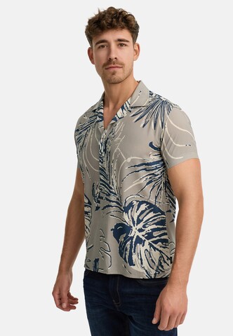 Coupe regular Chemise ' Milky ' INDICODE JEANS en beige