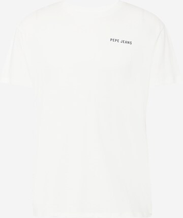 Pepe Jeans Тениска 'RAKEE' в бяло: отпред