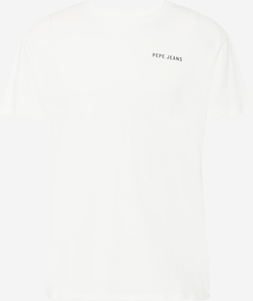 Pepe Jeans - Camisa 'RAKEE' em branco: frente