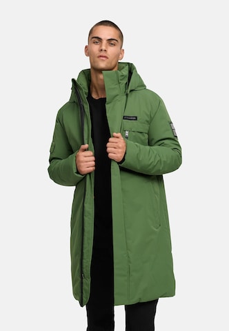STONE HARBOUR Winterjas 'Xandroo XX' in Groen: voorkant