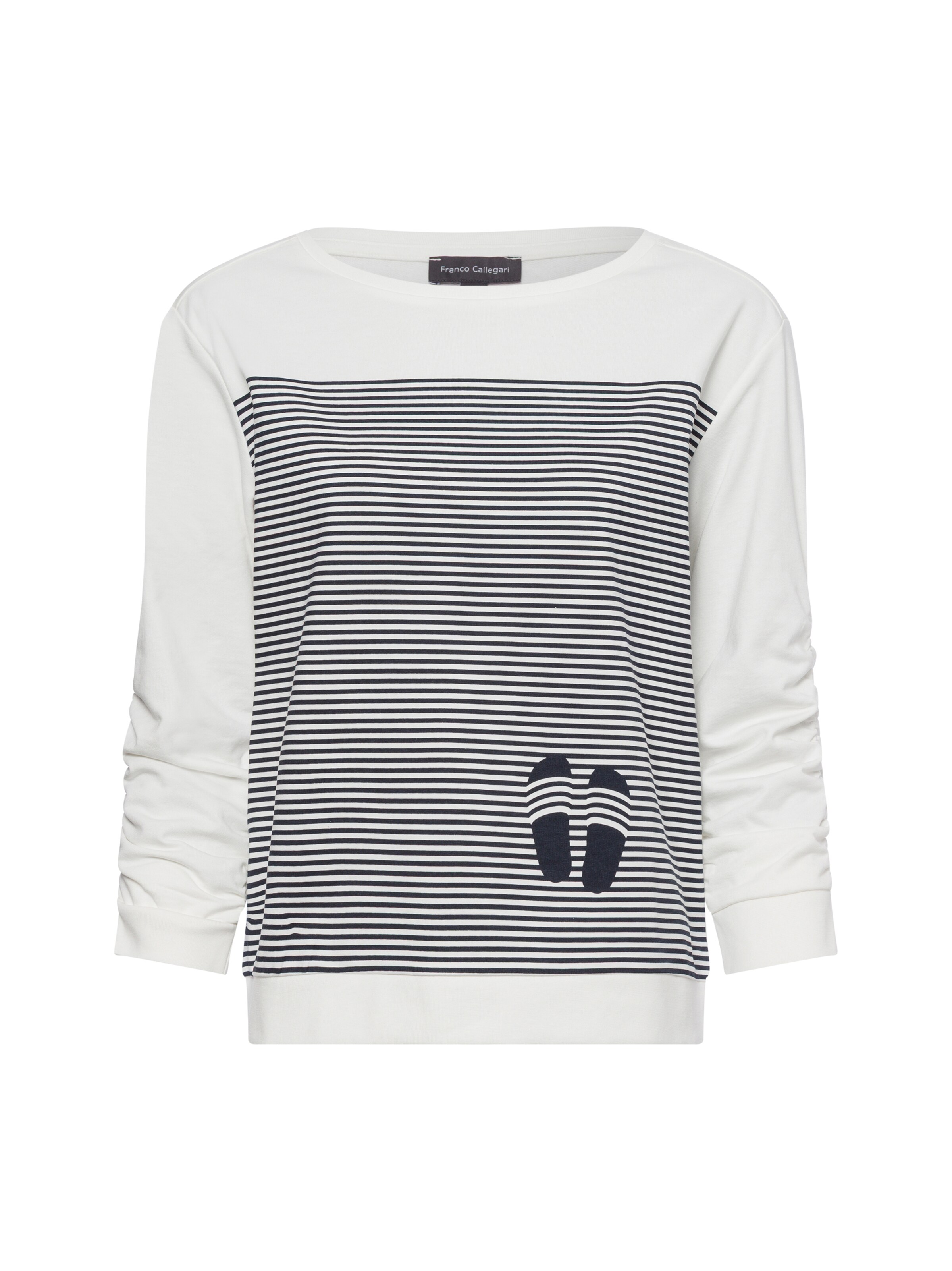 Franco Callegari Sweatshirt ' ' in Blue: front