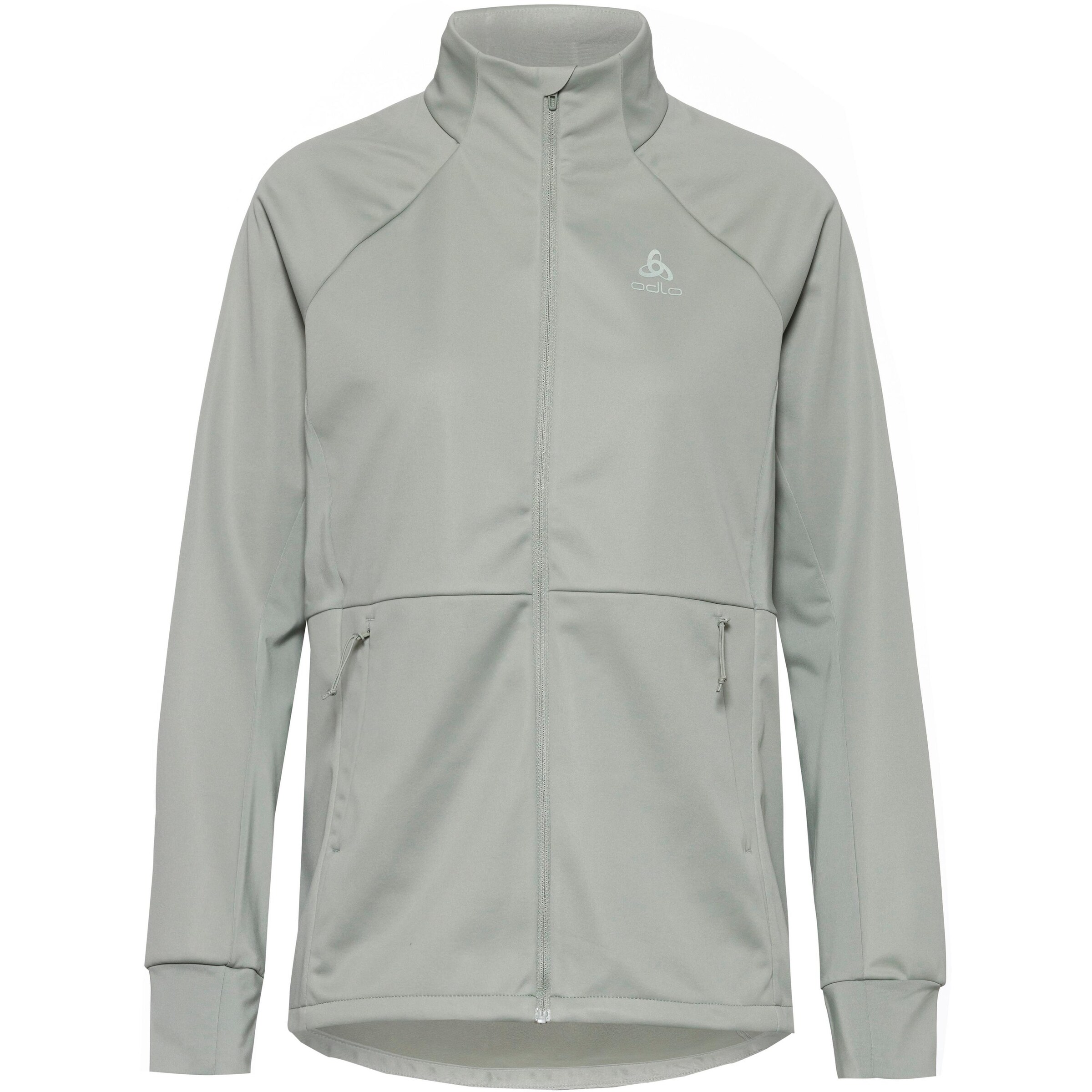 ODLO Athletic Fleece Jacket 'Essential' in Green: front