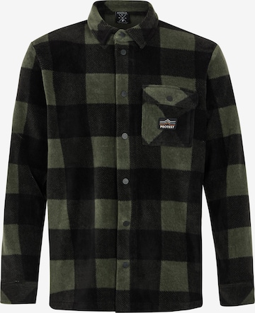 PROTEST Regular fit Button Up Shirt 'Brac' in Green: front