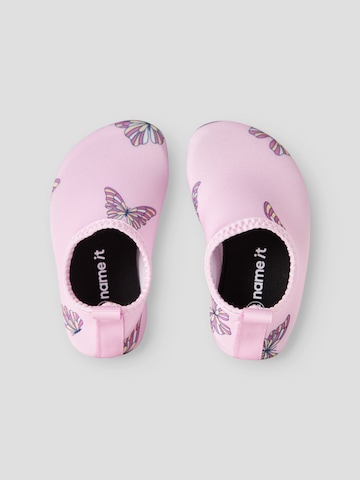 NAME IT Beach & Pool Shoes 'NMFZIPPA' in Pink