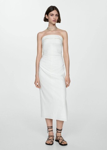 MANGO Evening Dress 'pamela' in White: front