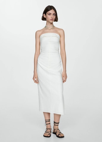 MANGO Evening Dress 'pamela' in White: front