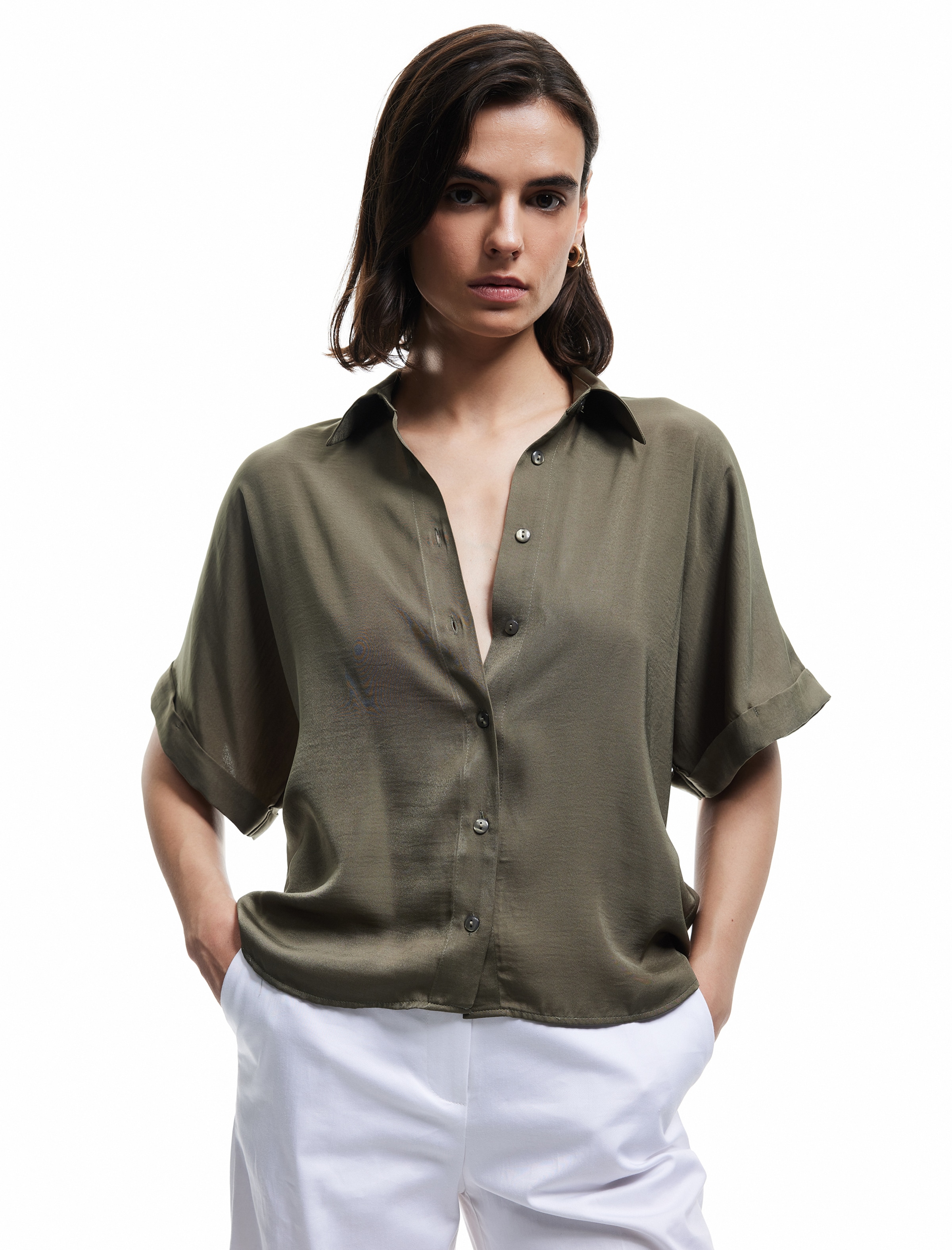 Koton Blouse in Green: front
