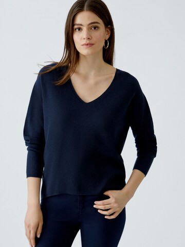 OUI Pullover 'Freyja' in Blau: Vorderseite