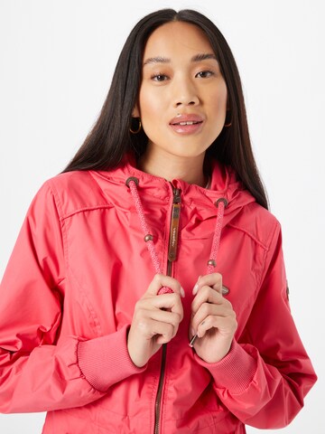 Ragwear Between-Season Jacket 'DANKA' in Pink