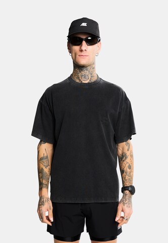 Another Cotton Lab Футболка 'Tone on Tone' в Черный