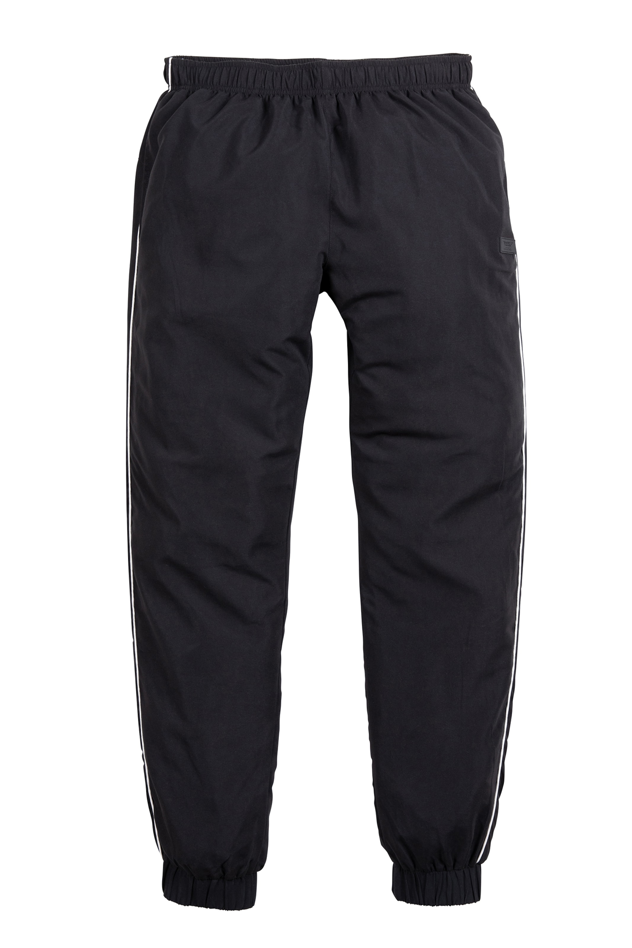 Effilé Pantalon de sport Hero en noir : devant