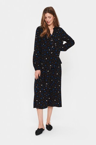 SAINT TROPEZ Bluse 'Eda' i sort
