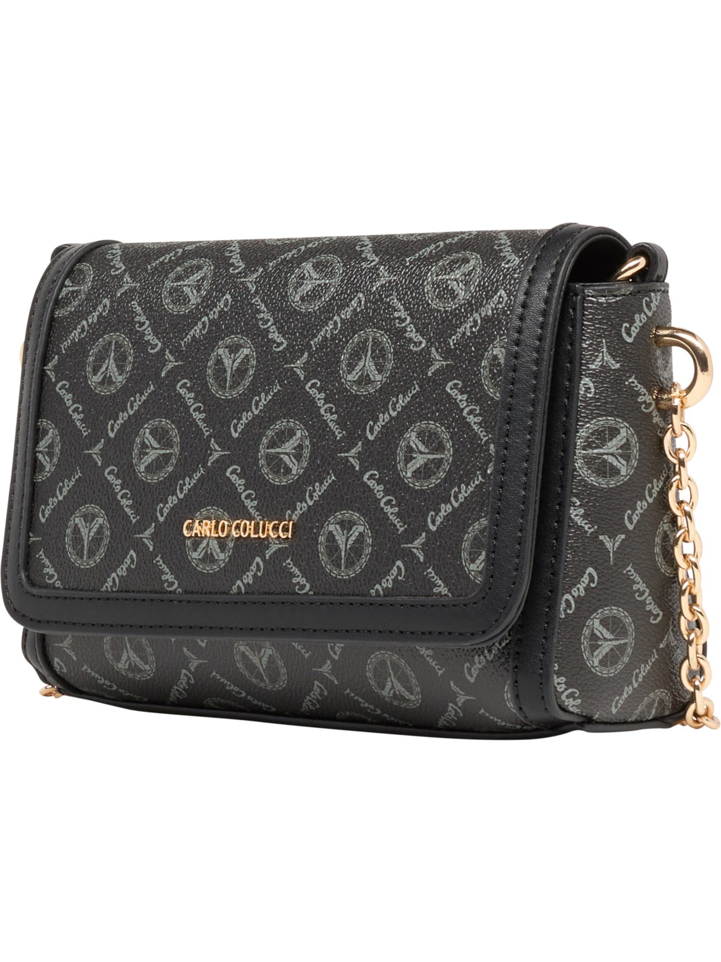 Sac bandoulière 'Delia' Carlo Colucci en noir