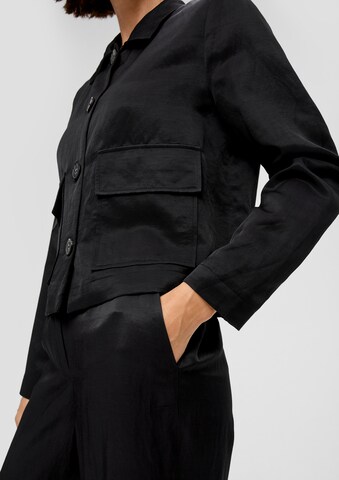 s.Oliver BLACK LABEL Jacke in Schwarz