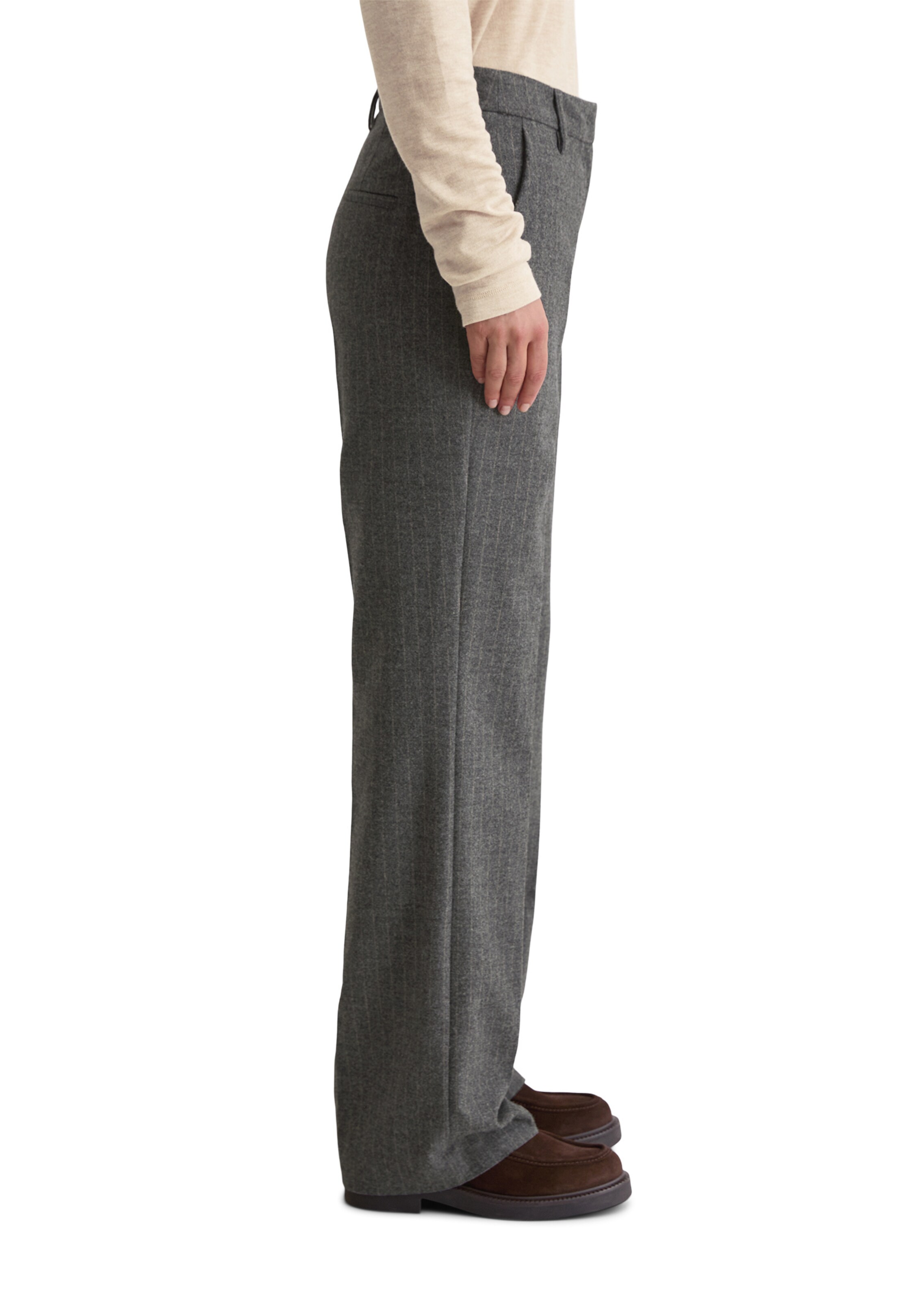 Marc O'Polo Regular Trousers in Grey