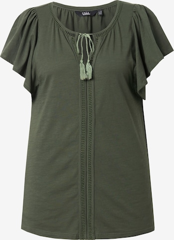 Ulla Popken Bluse in Grün: Vorderseite