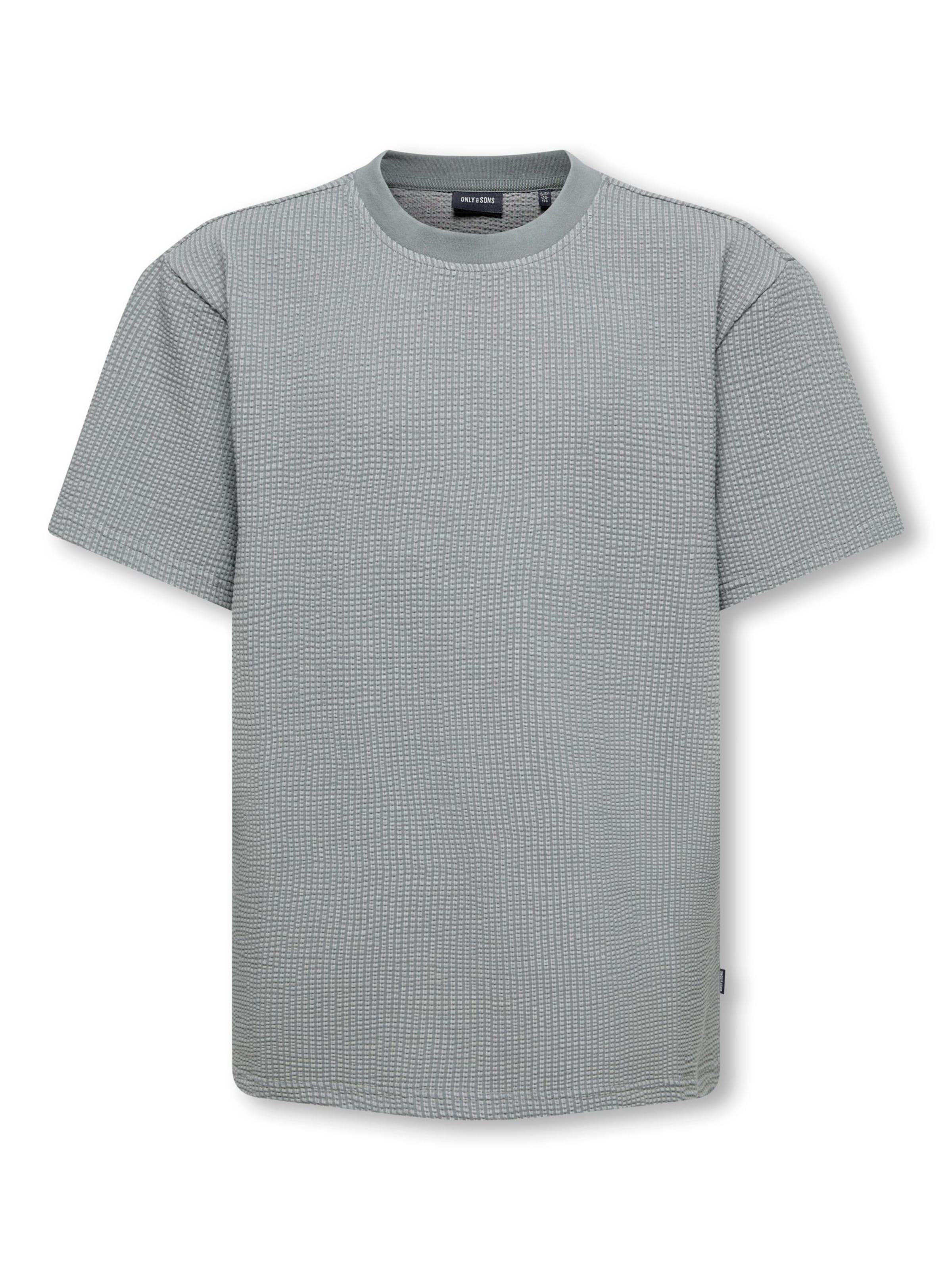 Only & Sons Junior T-Shirt 'OSJKian' in Grau: Vorderseite