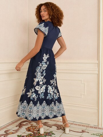 love & roses Dress in Blue