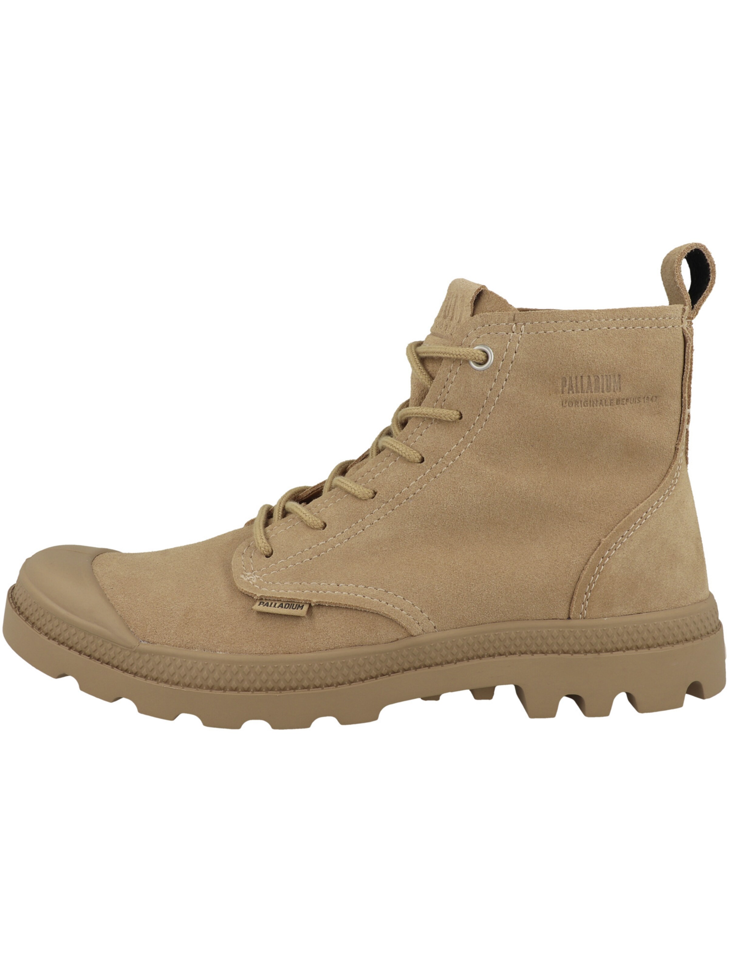 Bottines à lacets 'Pampa' Palladium en beige