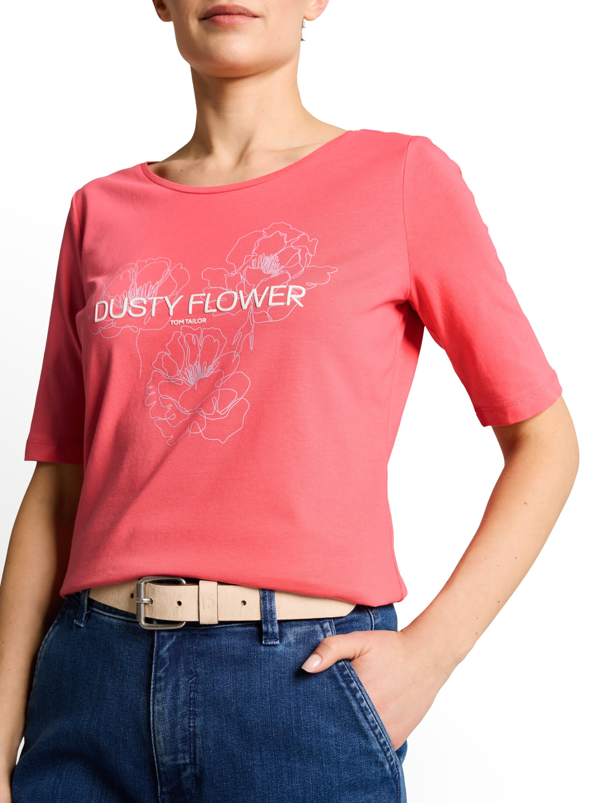 Tricou de la TOM TAILOR pe roz