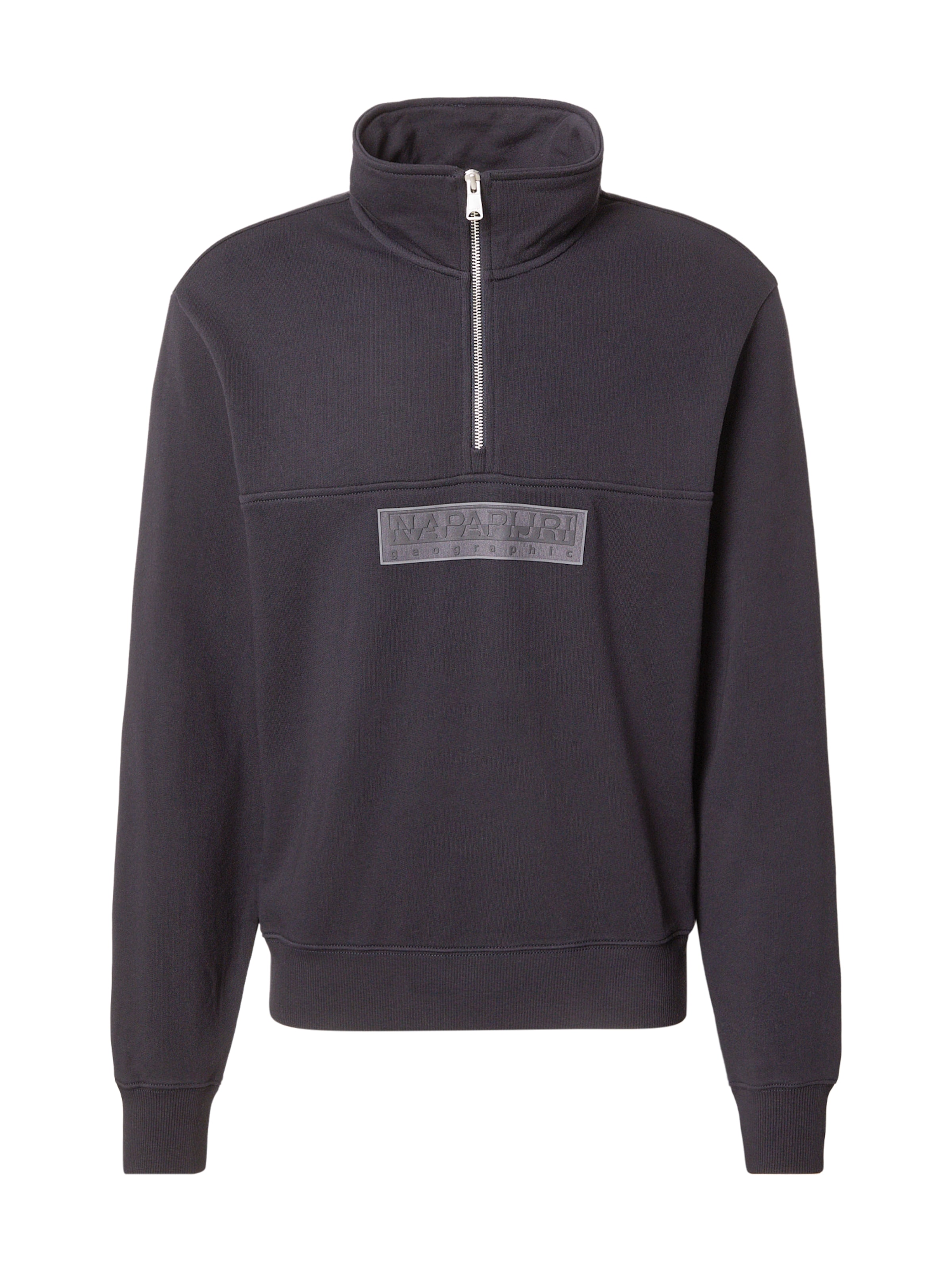 NAPAPIJRI Sweatshirt in Black: front