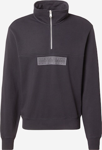 NAPAPIJRI Sweatshirt in Schwarz: Vorderseite