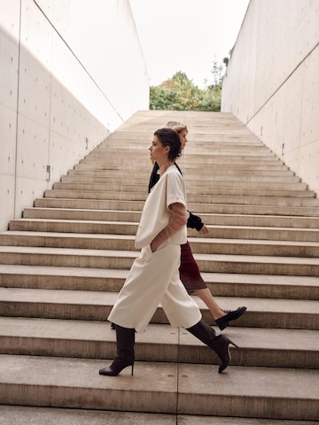 Wide Leg Pantalon 'ELEVATE_ Elsa Culotte' I want the moon en beige